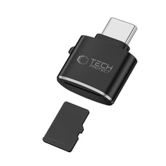 TECH-PROTECT ULTRABOOST TIPO-C A LETTURA DI CARD MICRO SD/TF NERO