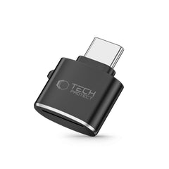 TECH-PROTECT ULTRABOOST TIPO-C A LETTURA DI CARD MICRO SD/TF NERO