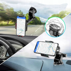 MONTAGGIO PER CELLULARE DA AUTO TECH-PROTECT MONTAGGIO UNIVERSALE NERO
