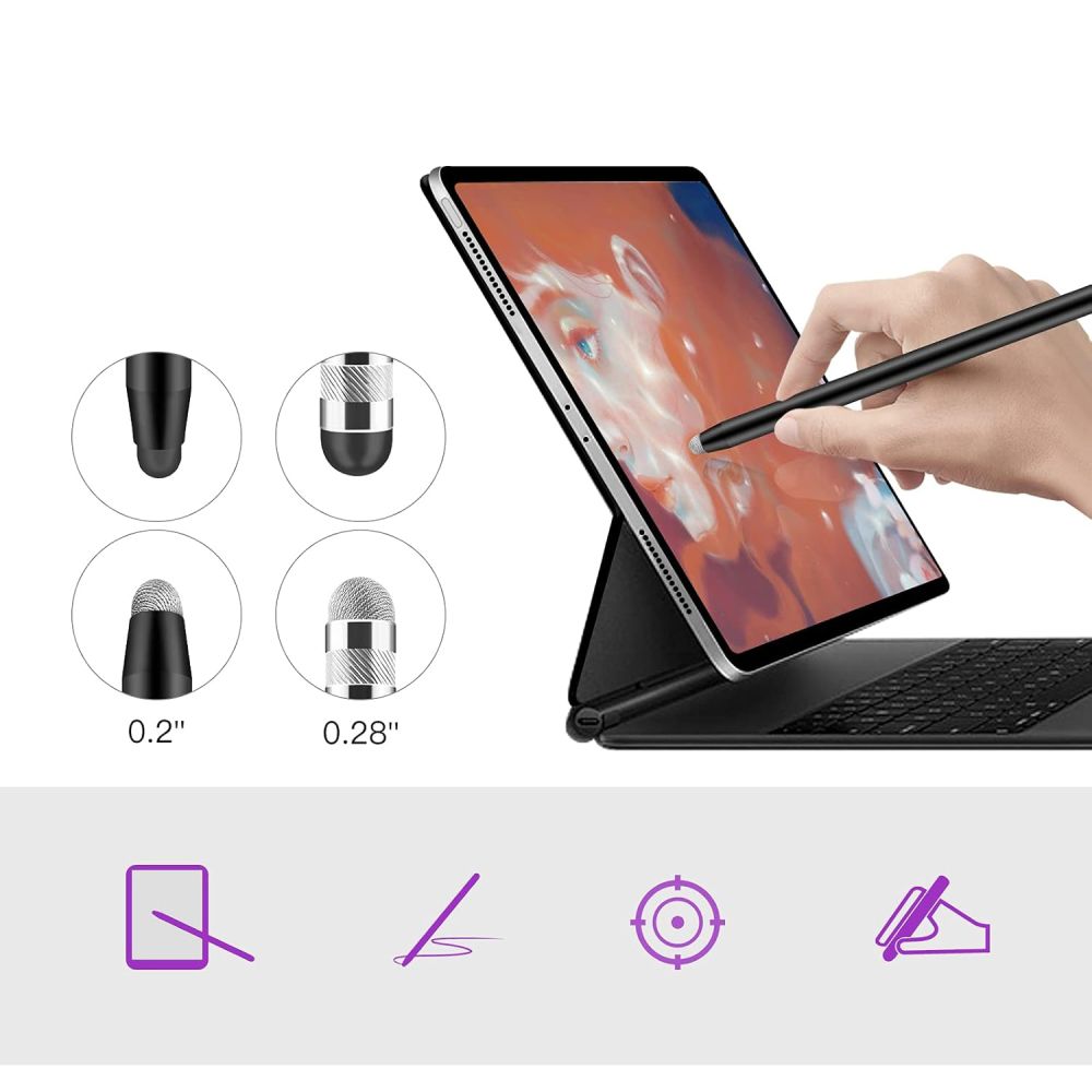TECH-PROTECT USP100 PENNA STILO TOUCH 4-TIP VIOLETTO/ROSA