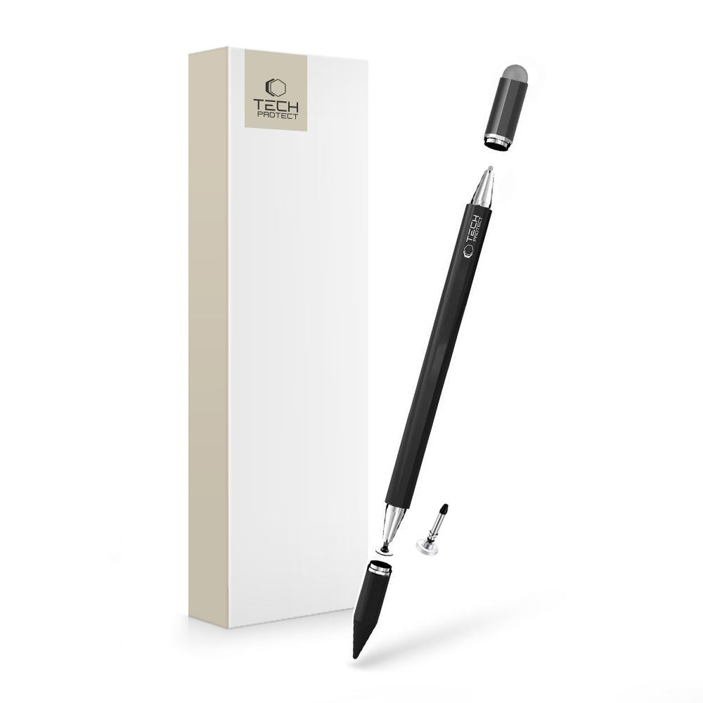 TECH-PROTECT USP200 PENNA STYLUS 3-TIP NERA