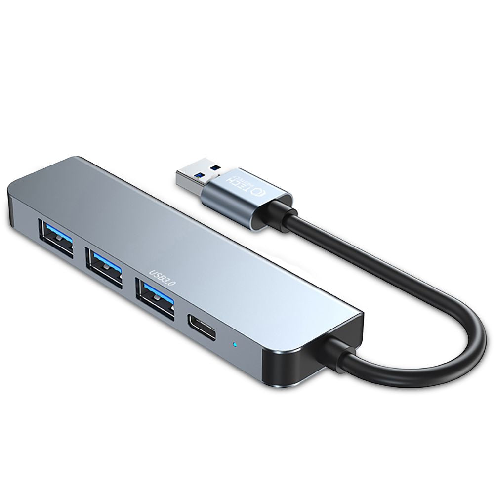 ADATTATORE TECH-PROTECT V0-HUB 5IN1 GRIGIO