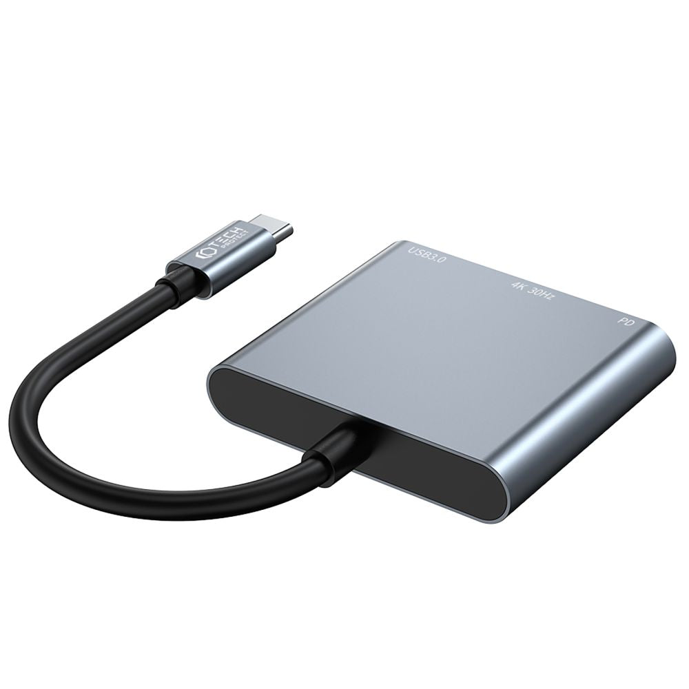 ADATTATORE TECH-PROTECT V1-HUB 3IN1 GRIGIO