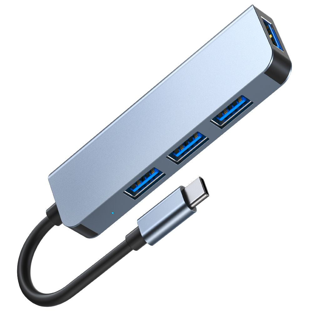 ADATTATORE TECH-PROTECT V1-HUB 4IN1 GRIGIO