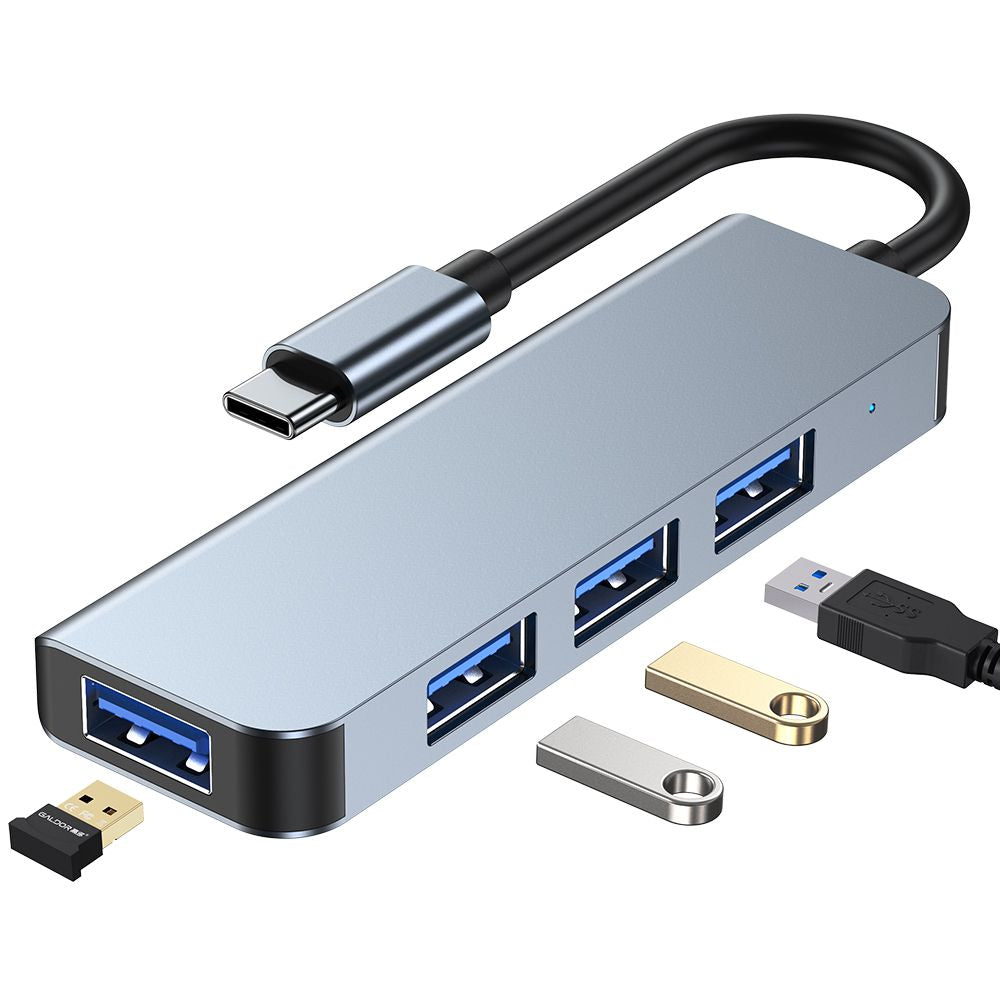 ADATTATORE TECH-PROTECT V1-HUB 4IN1 GRIGIO