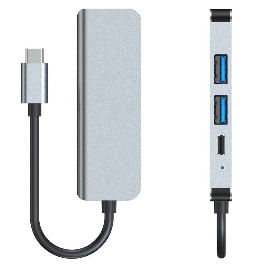 ADATTATORE TECH-PROTECT V2-HUB 4IN1 GRIGIO