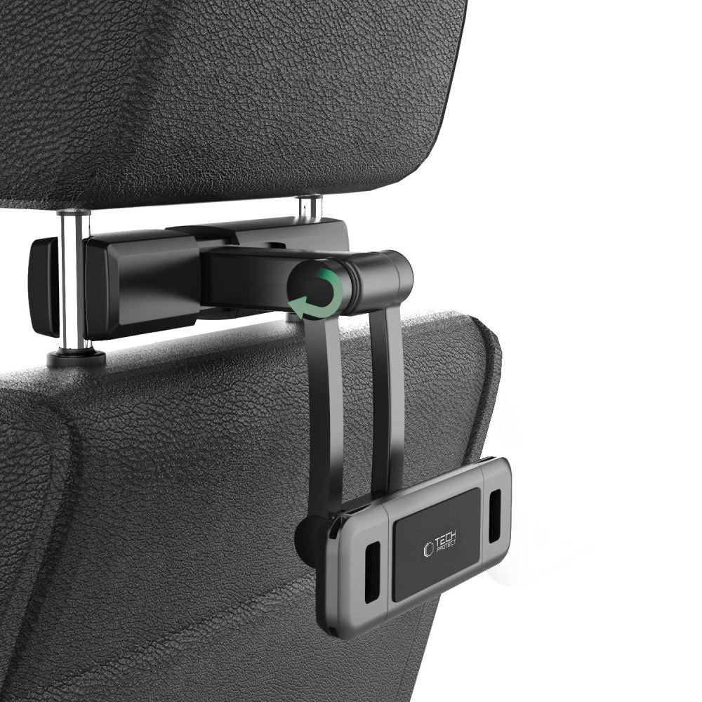 MONTAGGIO PER TELEFONO AUTO TECH-PROTECT V2 SUPPORTO PER TESTA REGOLABILE NERO