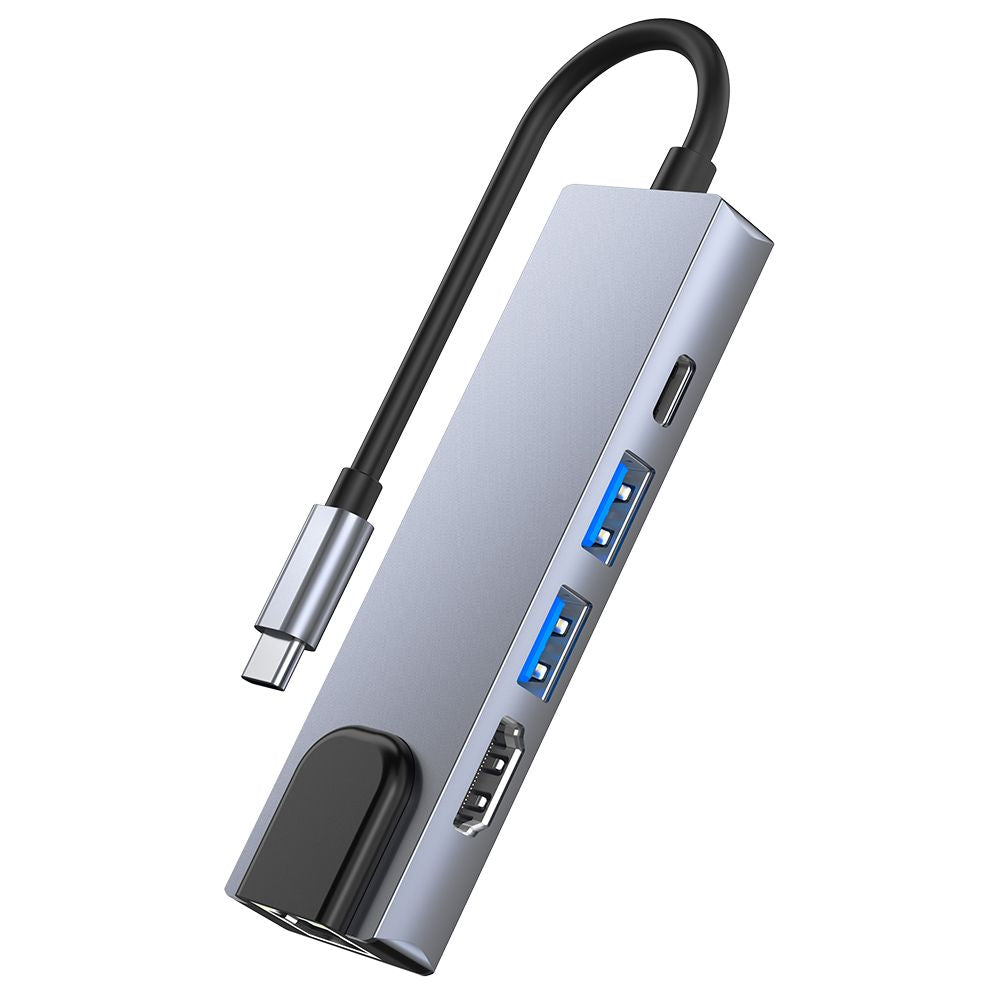 ADATTATORE TECH-PROTECT V3-HUB 5IN1 GRIGIO