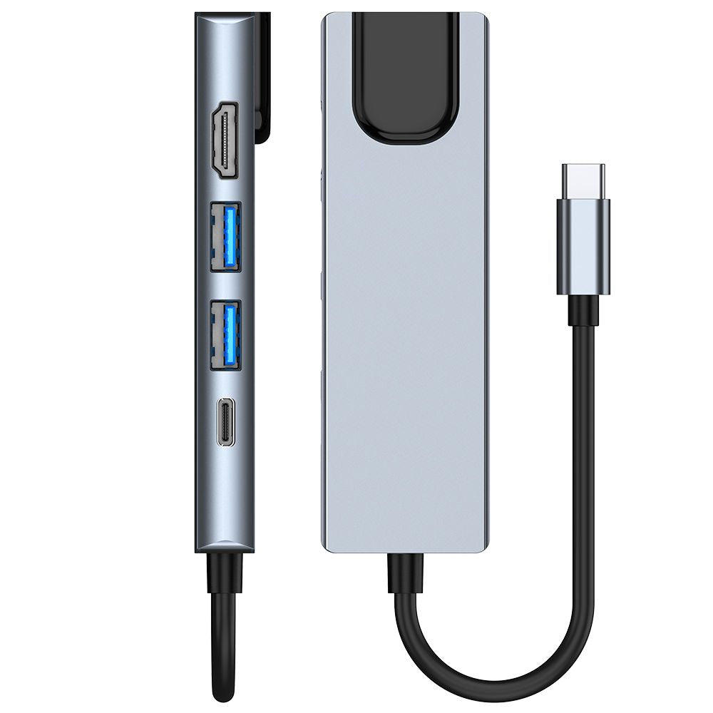 ADATTATORE TECH-PROTECT V3-HUB 5IN1 GRIGIO