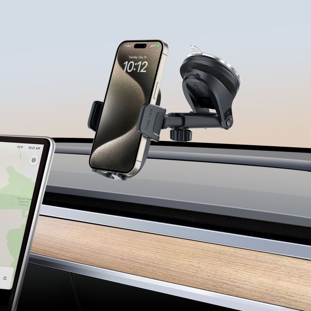 MONTAGGIO PER TELEFONO AUTO TECH-PROTECT V3 UNIVERSALE PER CRUSCOTTO E VENTILAZIONE NERO