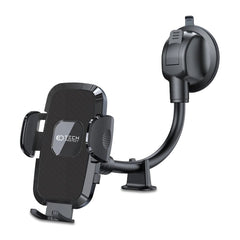 MONTAGGIO PER CELLULARE PER AUTO TECH-PROTECT V3 UNIVERSALE BRACCIO LUNGO PER PARABREZZA E CRUSCOTTO NERO