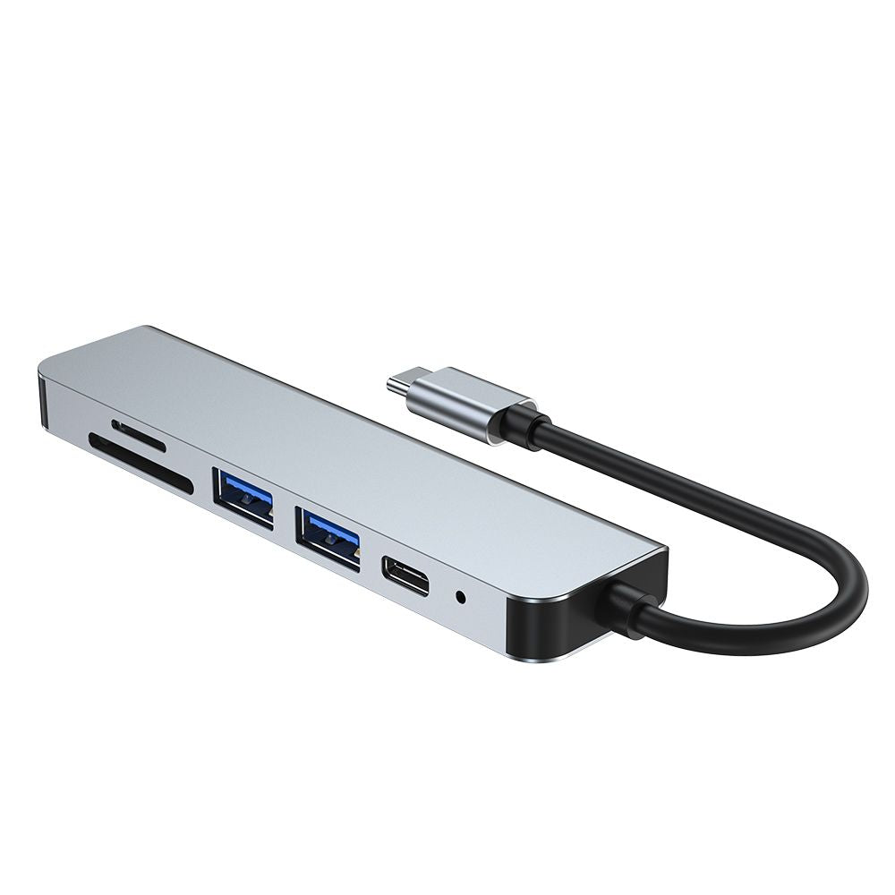 ADATTATORE TECH-PROTECT V4-HUB 6IN1 GRIGIO