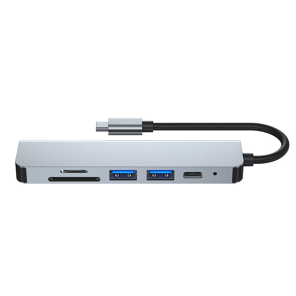 ADATTATORE TECH-PROTECT V4-HUB 6IN1 GRIGIO