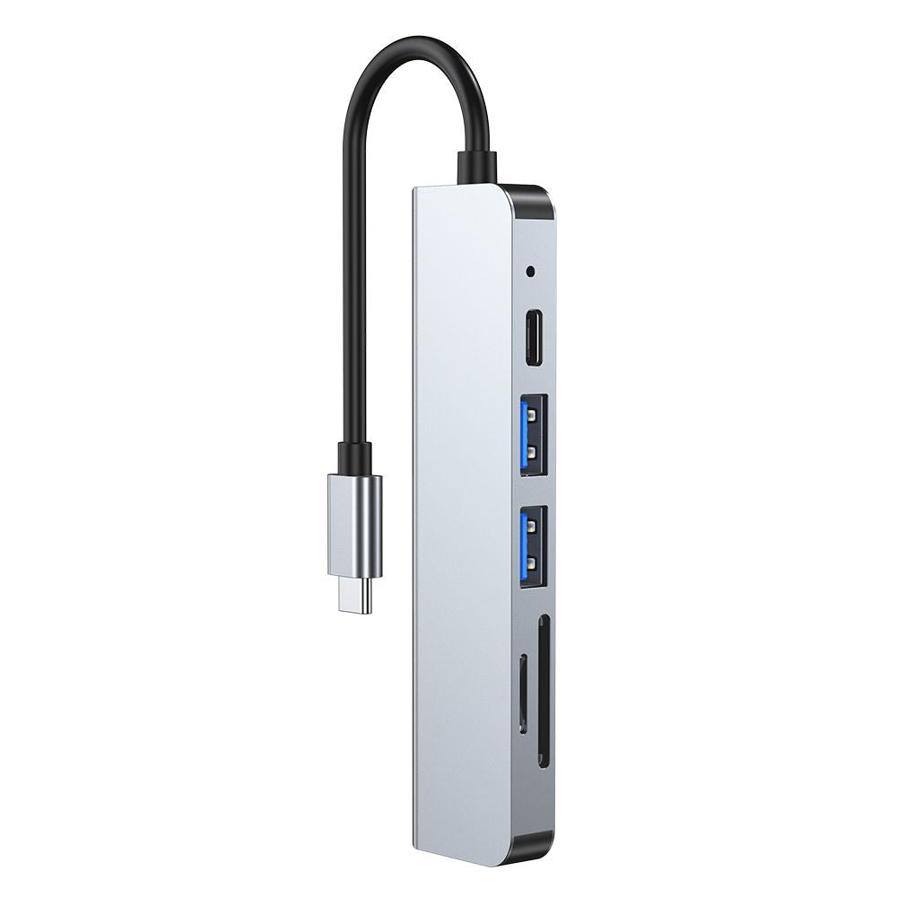 ADATTATORE TECH-PROTECT V4-HUB 6IN1 GRIGIO