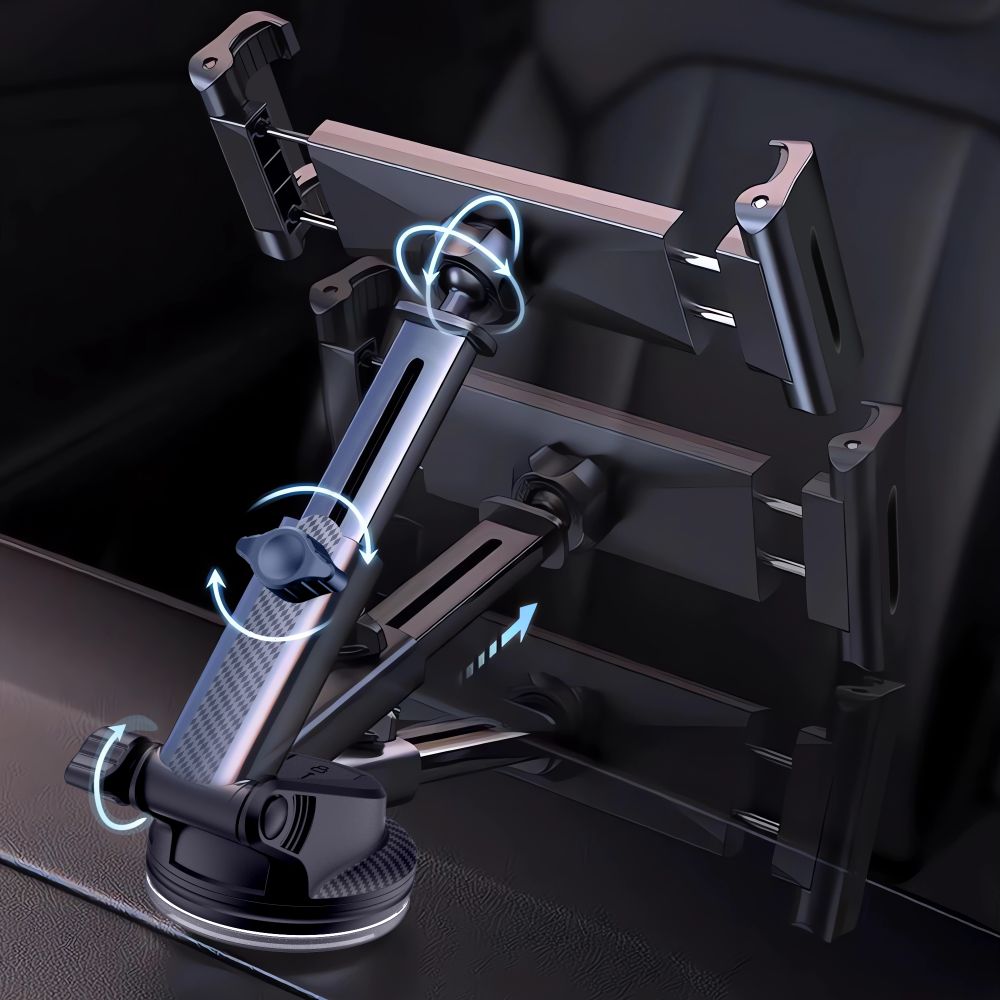 MONTAGGIO PER TELEFONO AUTO TECH-PROTECT V4 UNIVERSALE PER PARABREZZA E CRUSCOTTO PER TABLET NERO
