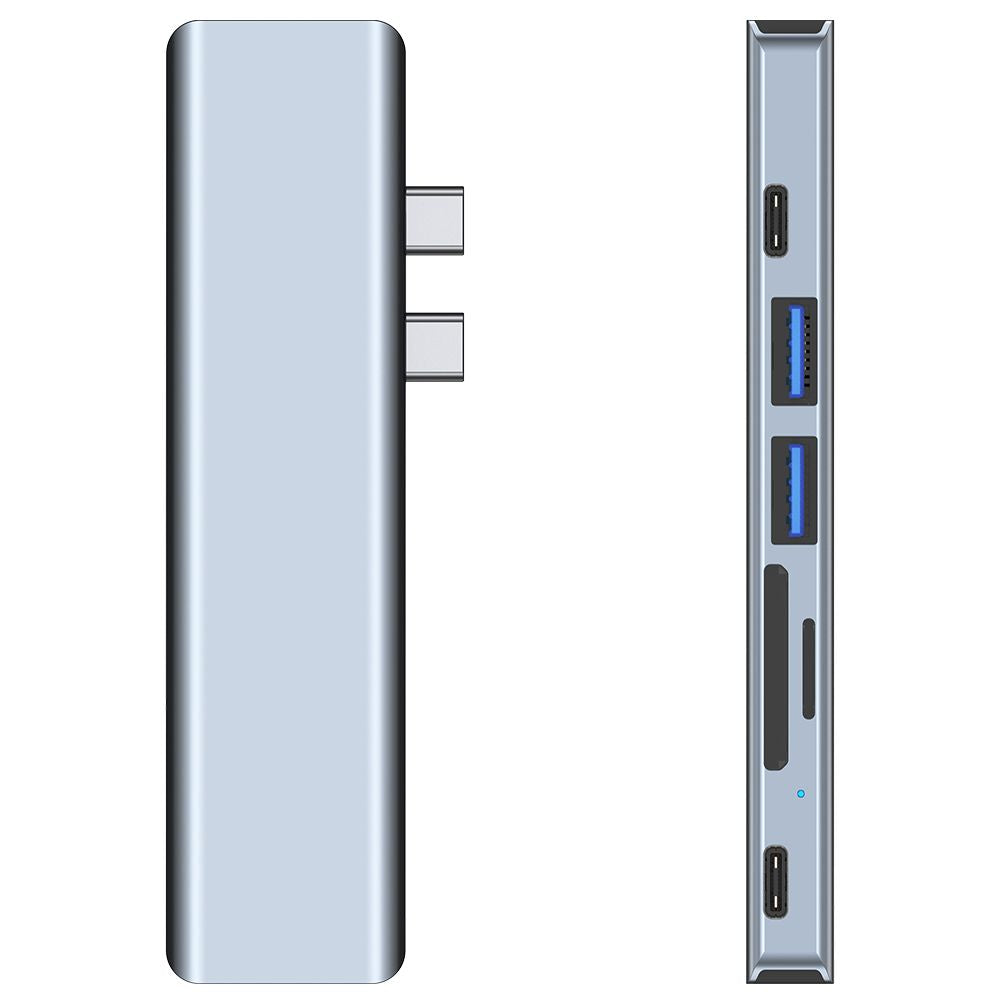 ADATTATORE TECH-PROTECT V5-HUB 7IN1 GRIGIO