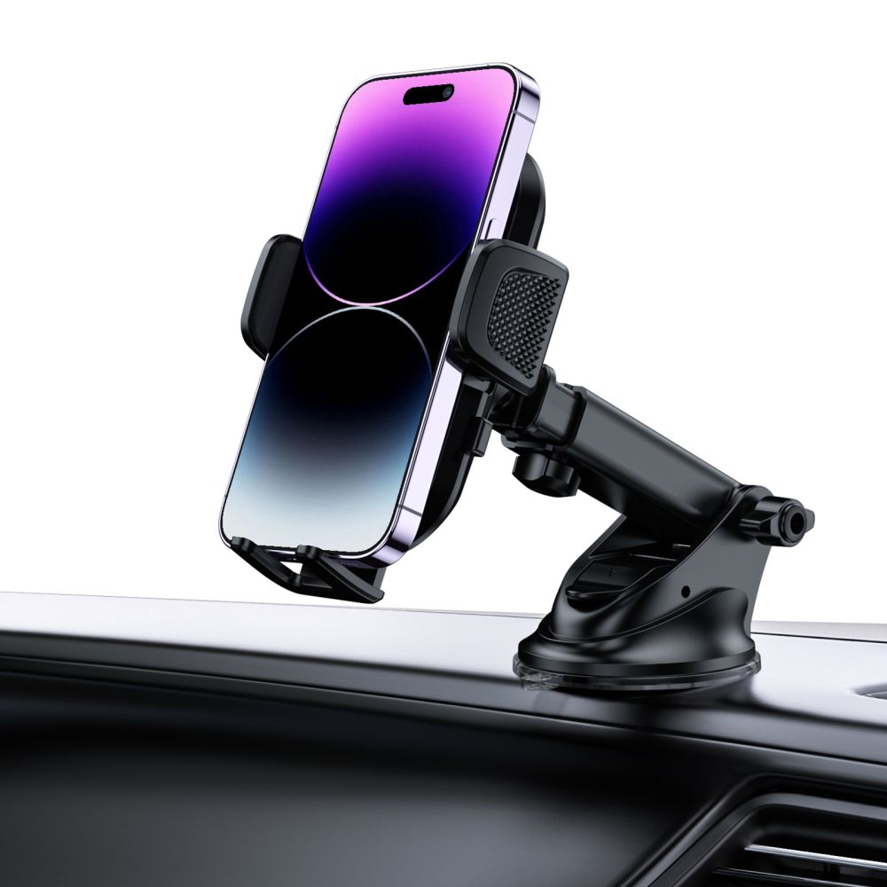 MONTAGGIO PER CELLULARE PER AUTO TECH-PROTECT V6 UNIVERSALE PER CRUSCOTTO E VENTILAZIONE NERO