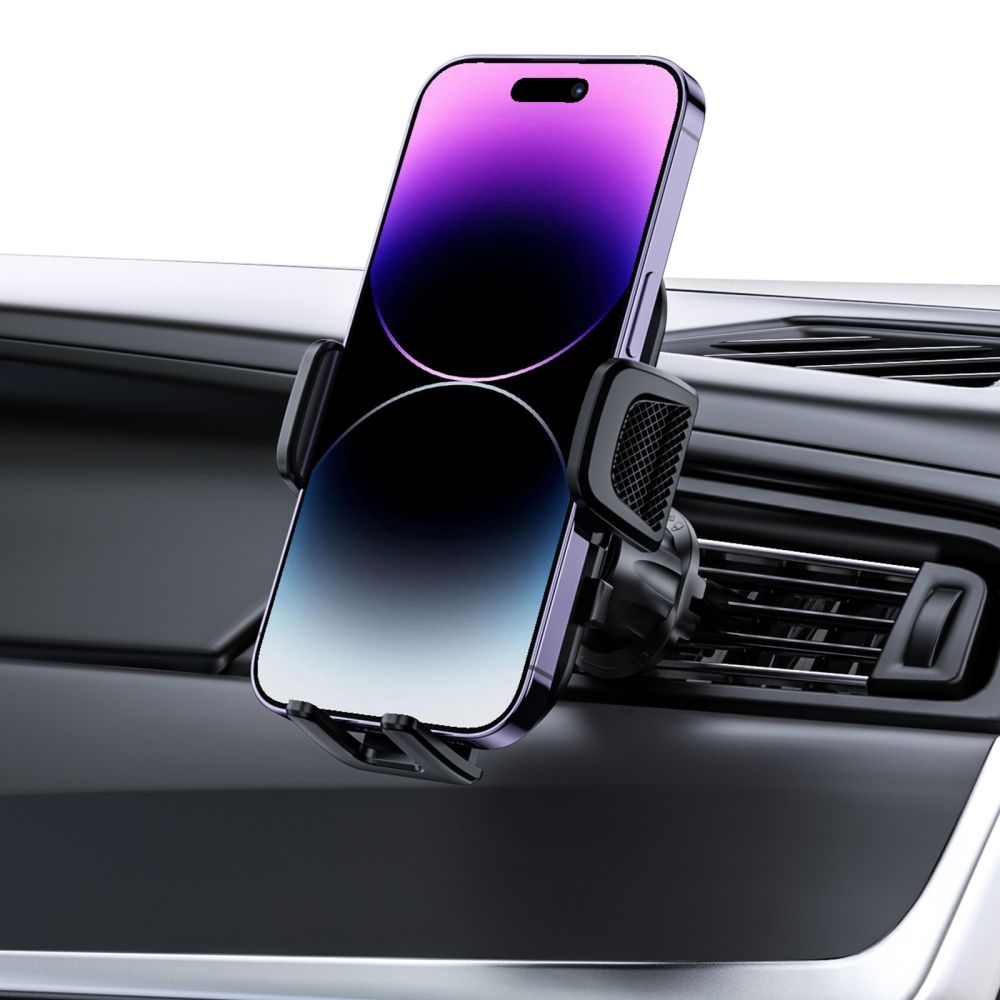 MONTAGGIO PER CELLULARE PER AUTO TECH-PROTECT V6 UNIVERSALE PER CRUSCOTTO E VENTILAZIONE NERO