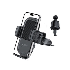 MONTAGGIO PER TELEFONO AUTO TECH-PROTECT V8 UNIVERSALE CD & VENT NERO