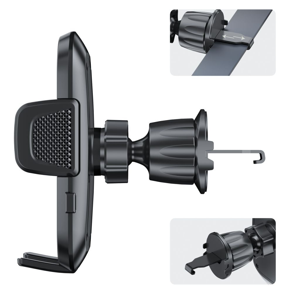 MONTAGGIO PER TELEFONO AUTO TECH-PROTECT V8 UNIVERSALE CD & VENT NERO