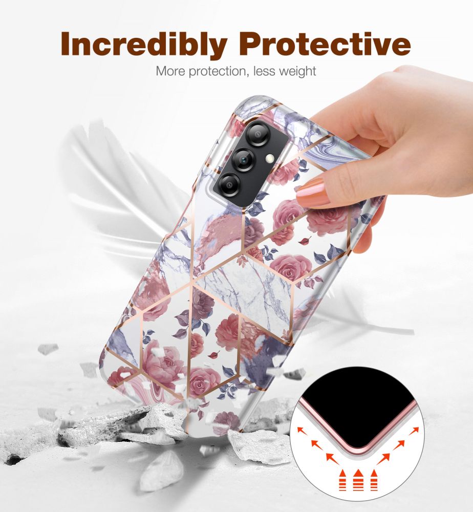 COPERTURA TECH-PROTECT VELAR GALAXY A14 5G MARBLE