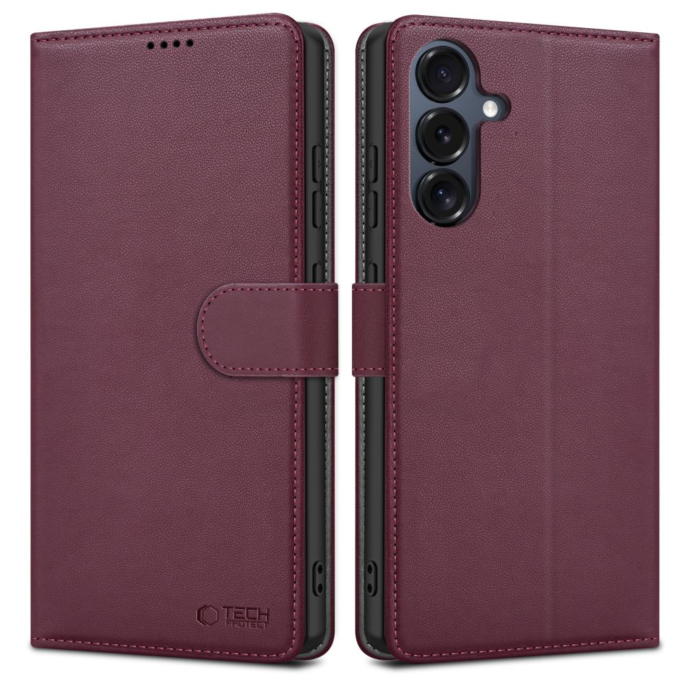 COPERTURA TECH-PROTECT WALLET GALAXY A16 4G / 5G MULBERRY