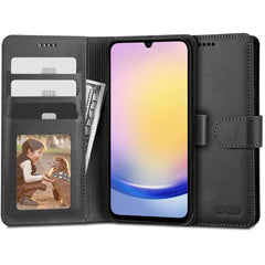 COPERTINA PER LIBRO TECH-PROTECT WALLET GALAXY A25 5G NERA
