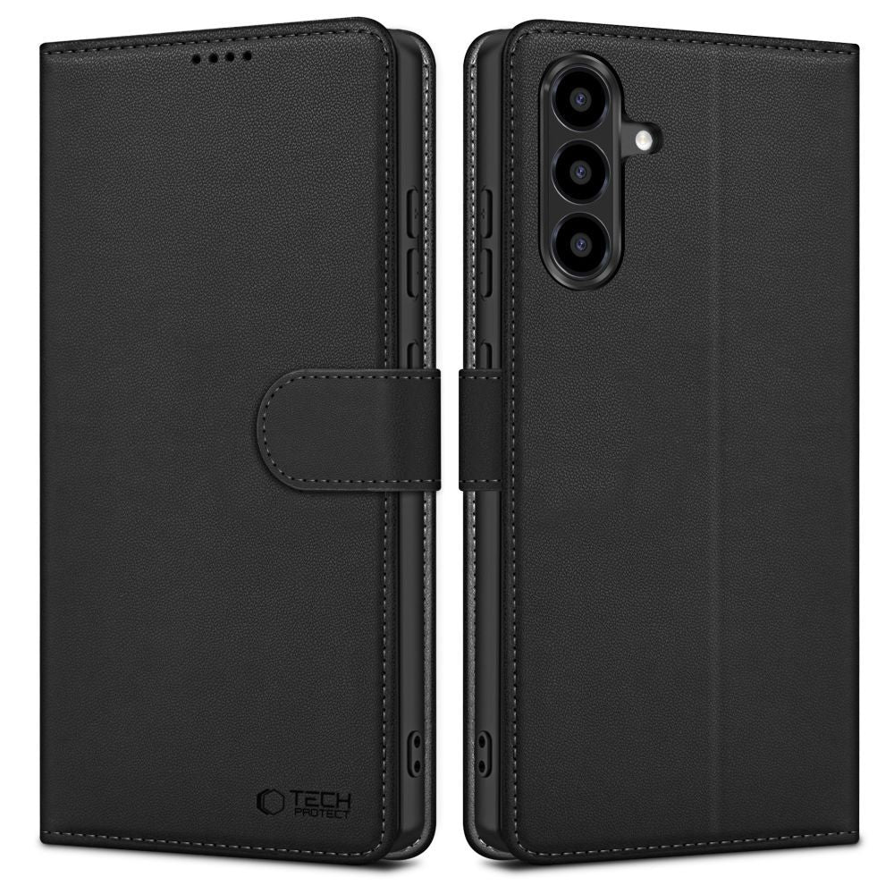 COPERTURA TECH-PROTECT WALLET GALAXY A36 5G NERO OPACO