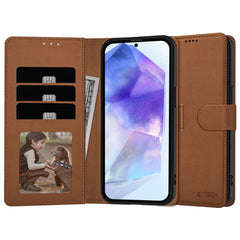 COPERTURA TECH-PROTECT WALLET GALAXY A56 5G MARRONE