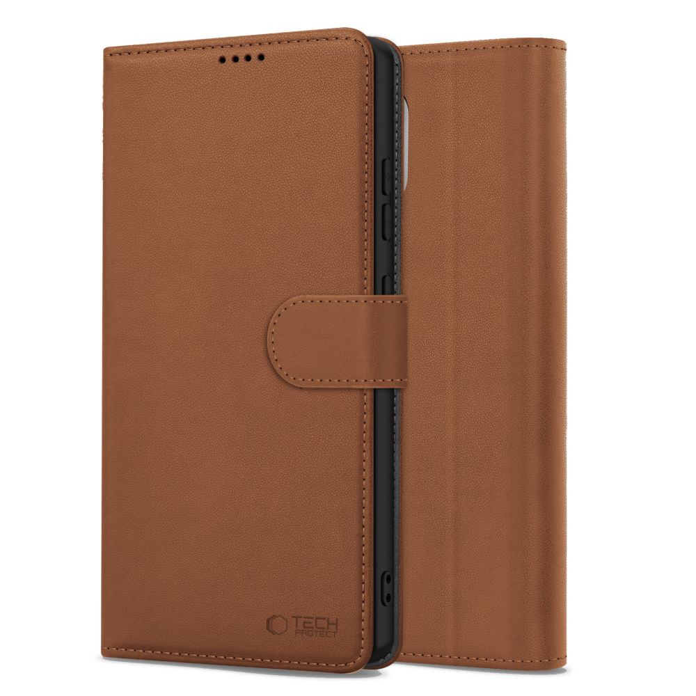 COPERTURA TECH-PROTECT WALLET GALAXY A56 5G MARRONE
