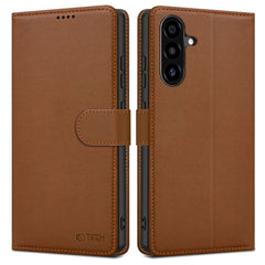 COPERTURA TECH-PROTECT WALLET GALAXY A56 5G MARRONE