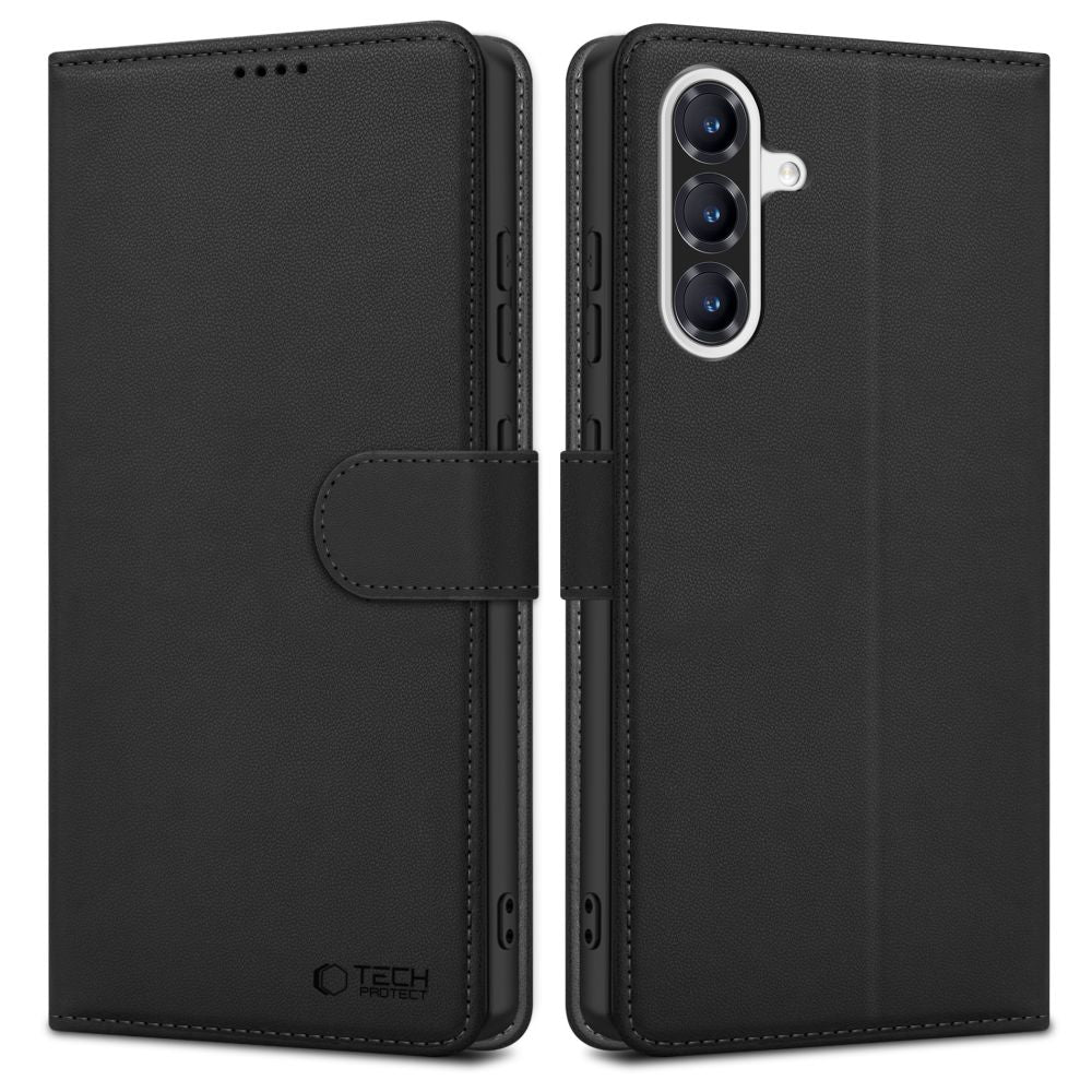 COPERTURA TECH-PROTECT WALLET GALAXY A56 5G NERO OPACO