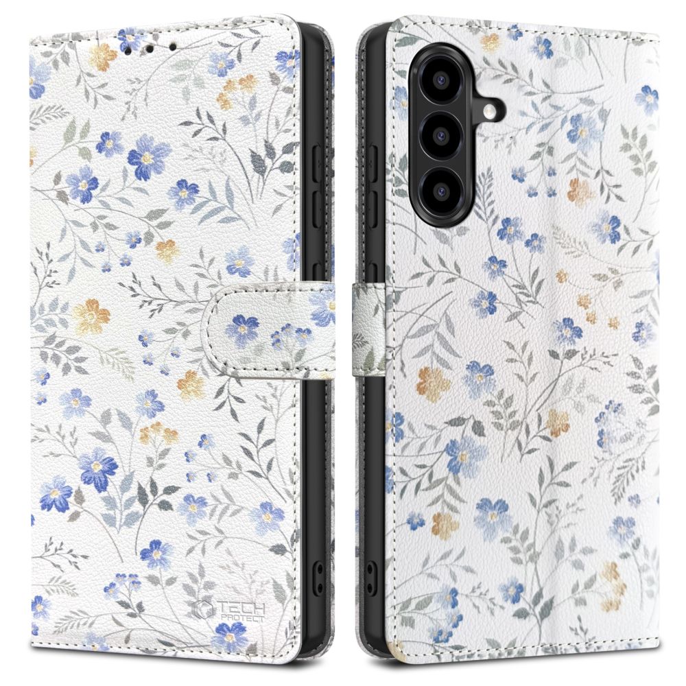 COPERTURA TECH-PROTECT WALLET GALAXY A56 5G FIORI DI PRIMAVERA