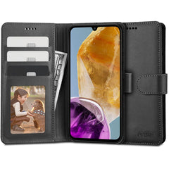 COPERTURA PER LIBRO TECH-PROTECT WALLET GALAXY M15 5G NERA