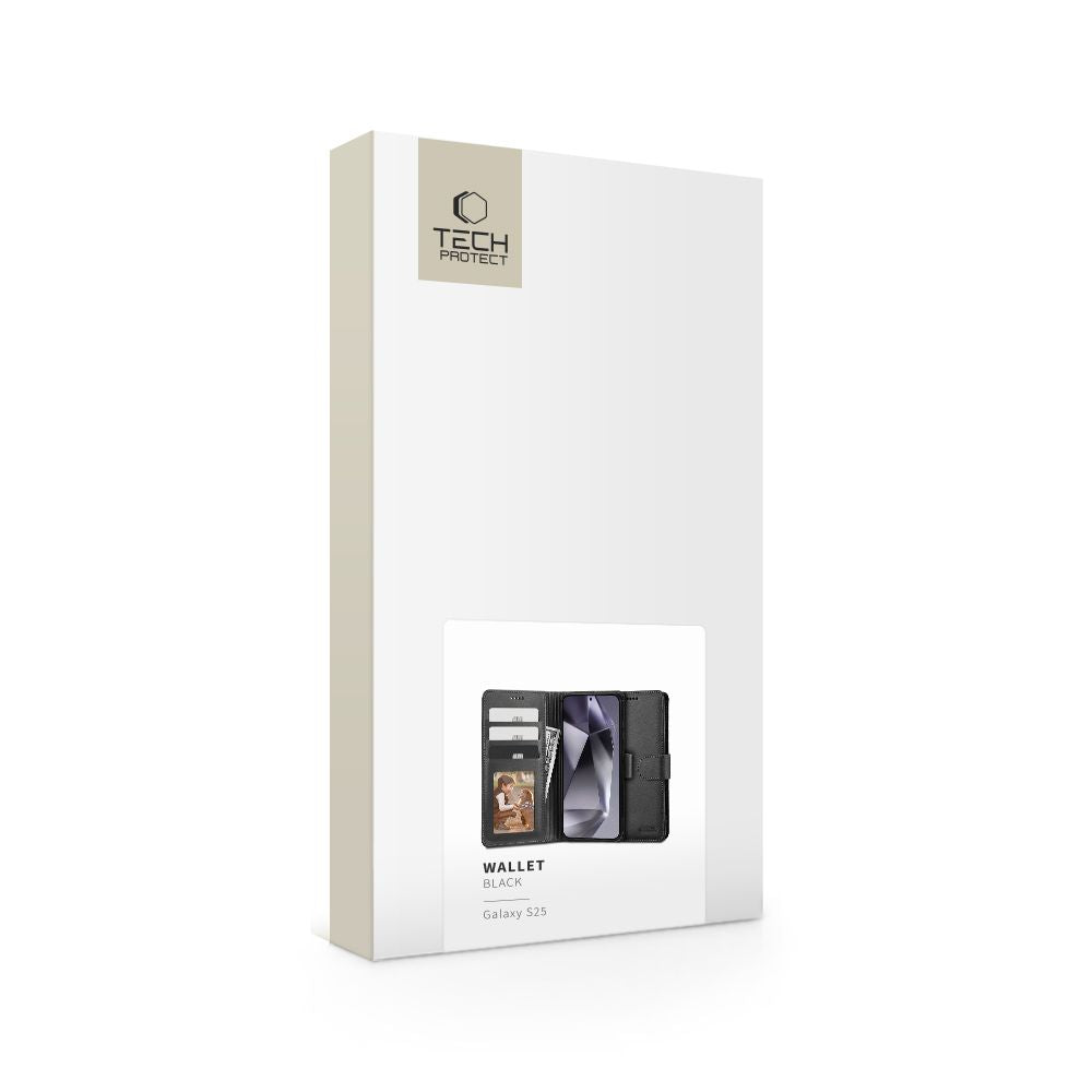 TECH-PROTECT WALLET GALAXY S25 NERO