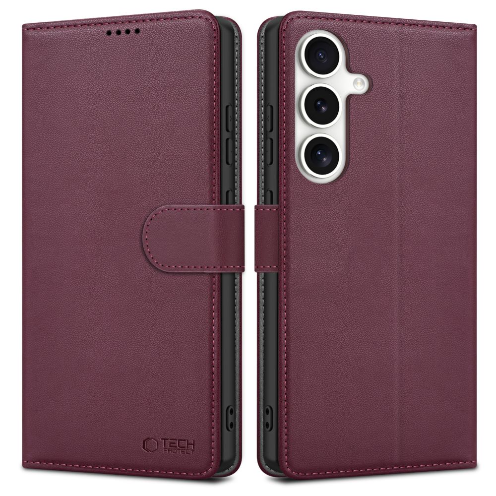 COPERTURA TECH-PROTECT WALLET GALAXY S25 MULBERRY