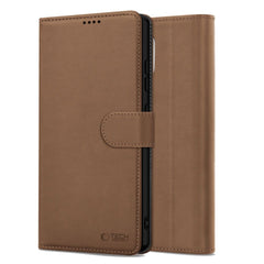COPERTURA TECH-PROTECT WALLET IPHONE 16E MARRONE