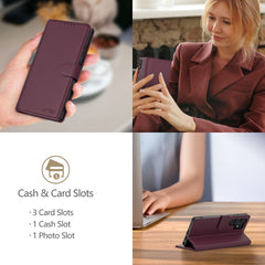 COPERTURA TECH-PROTECT WALLET IPHONE 16E MULBERRY