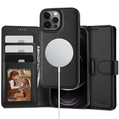 COPERTINA PER LIBRO TECH-PROTECT WALLET MAGSAFE IPHONE 12 / 12 PRO NERA