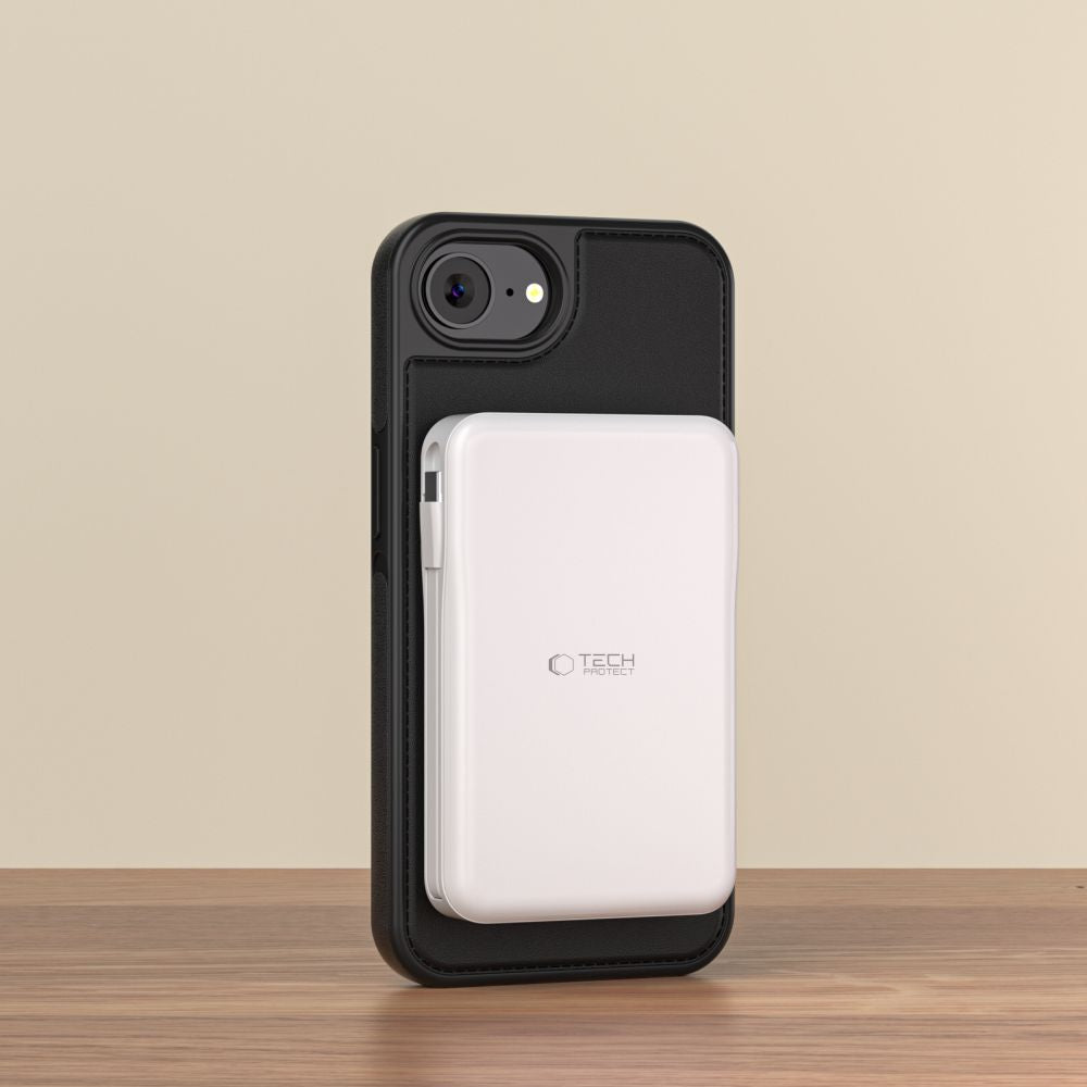 TECH-PROTECT WALLET MAGSAFE IPHONE 16E NERO OPACO