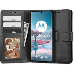 COPERTURA PER LIBRO TECH-PROTECT WALLET MOTOROLA EDGE 40 NEO NERA