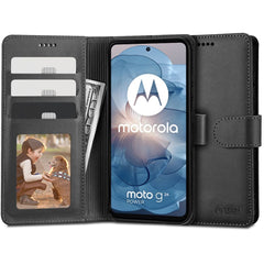 COPERTINA PER LIBRO TECH-PROTECT WALLET MOTOROLA MOTO G24 / G24 POWER / G04 NERA