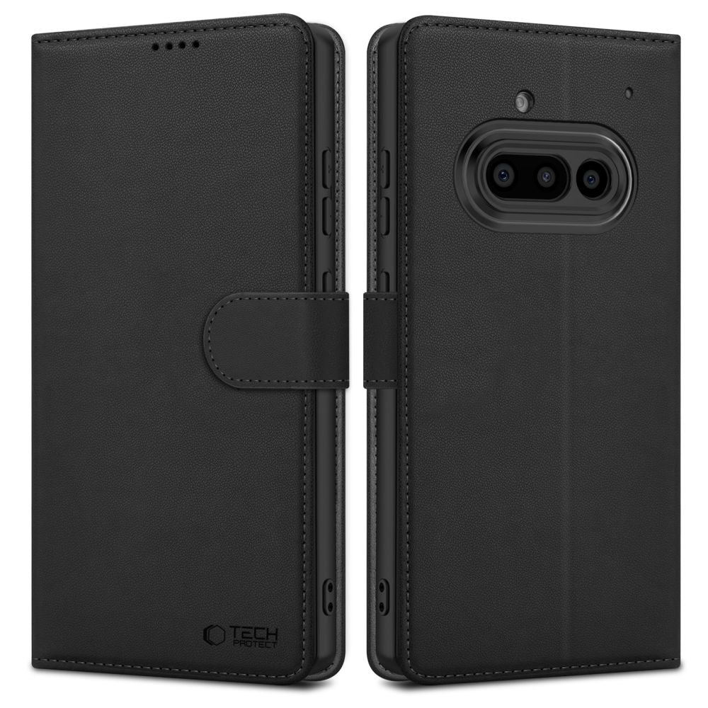 COPERTURA TECH-PROTECT WALLET NOTHING PHONE 3A NERO OPACO