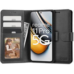 COPERTINA PER LIBRO TECH-PROTECT WALLET REALME 11 PRO 5G / 11 PRO+ PLUS 5G NERA