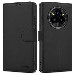 COPERTURA TECH-PROTECT WALLET REALME 14 PRO+ PLUS 5G NERO OPACO