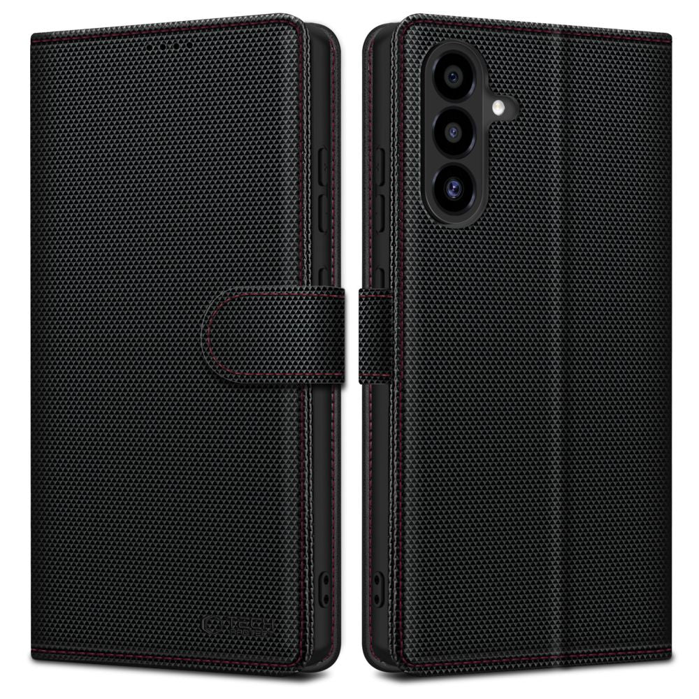 COPERTURA TECH-PROTECT WALLET RS GALAXY A56 5G NERA/ROSSA