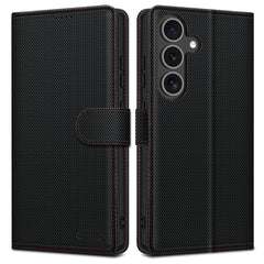 COPERTURA TECH-PROTECT WALLET RS GALAXY S25 NERA/ROSSA