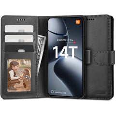 COPERTURA TECH-PROTECT WALLET XIAOMI 14T PRO NERA