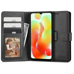 COPERTURA PER LIBRO TECH-PROTECT WALLET XIAOMI REDMI 12C NERA
