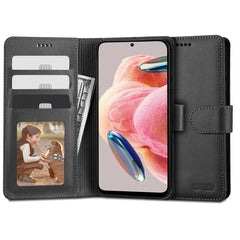 COPERTINA PER LIBRO TECH-PROTECT WALLET XIAOMI REDMI NOTE 12 4G / LTE NERA